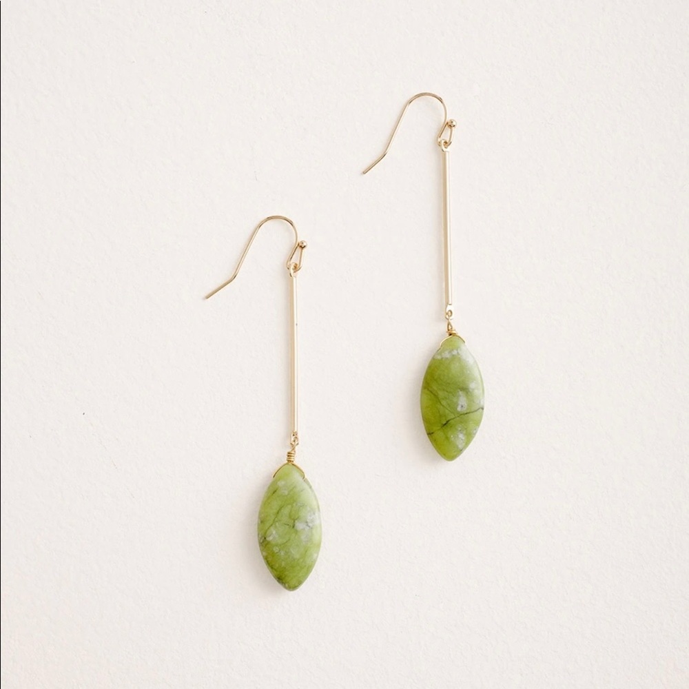 Chico’s jade linear earring